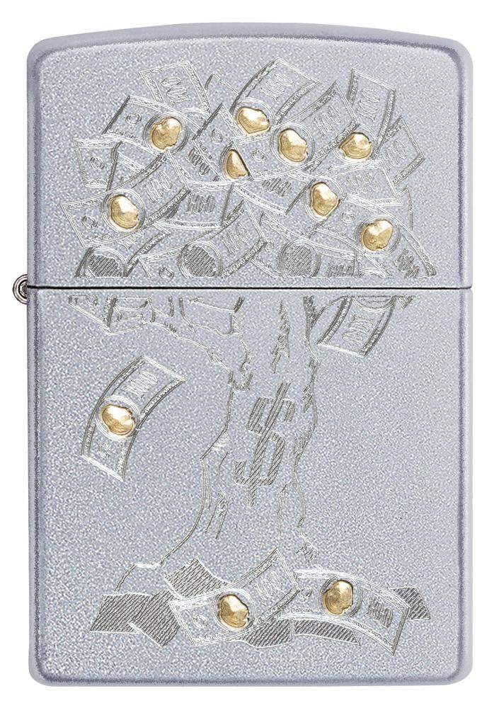 Front view of the Money Tree Design Lighter
